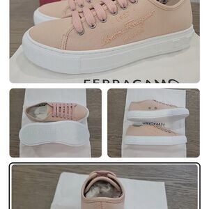 Salvatore Ferragamo Women's Blush Sneakers